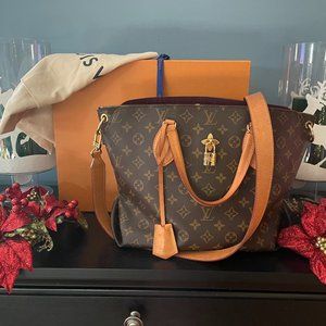 Louis Vuitton Canvas Flower Zipped Tote MM
